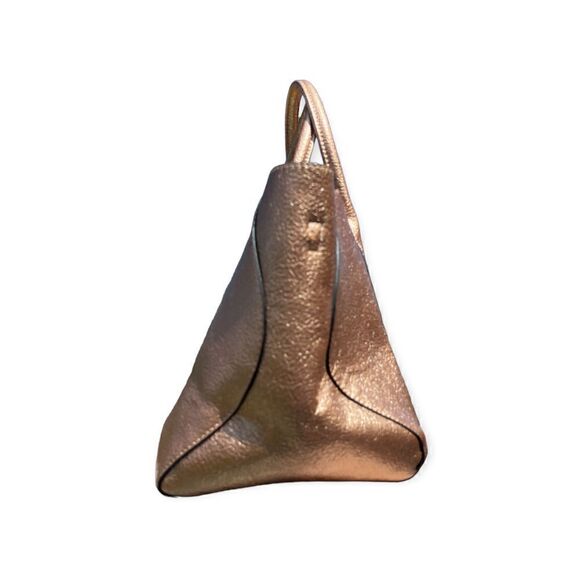 Gold Holiday Glitz PU Hobo Tote Shoulder Satchel Bag - Picture 4 of 10